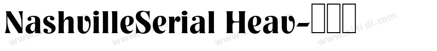 NashvilleSerial Heav字体转换